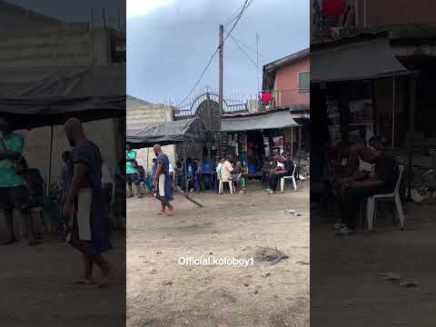 Mad man prank gone wrong.. @official.koloboy.  😁😁😁😁😁😁😁😁😁 #prank #comedy #nigeriancomedy