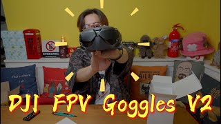 DJI FPV V2 Goggles Finally Here! 大疆FPV飞行眼镜V2开箱！