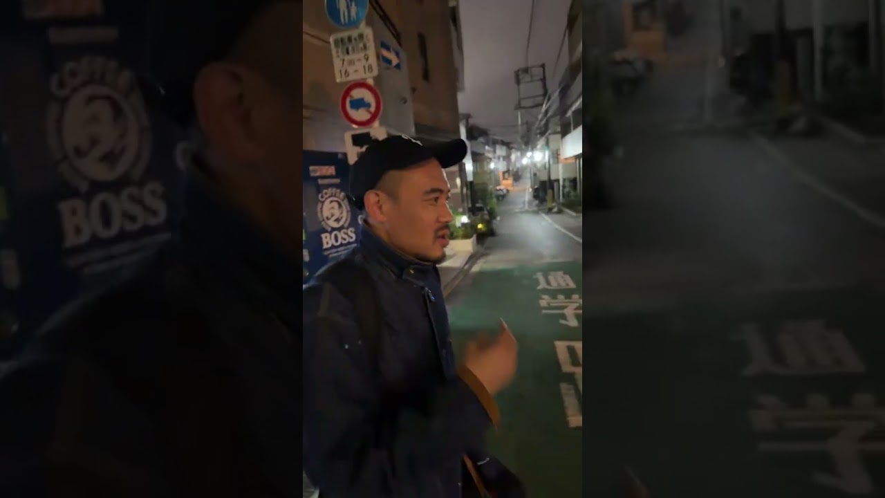 #short 恐怖のガン散歩　早稲田編