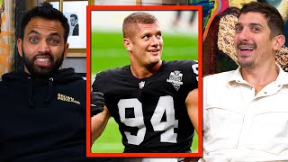 Discussion of Carl Nassib's coming out video, filmed at his home