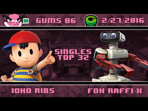 GUMS06 Singles (Top 32) - iQHQ Ribs (Ness) vs FoH Raffi-X (ROB)
