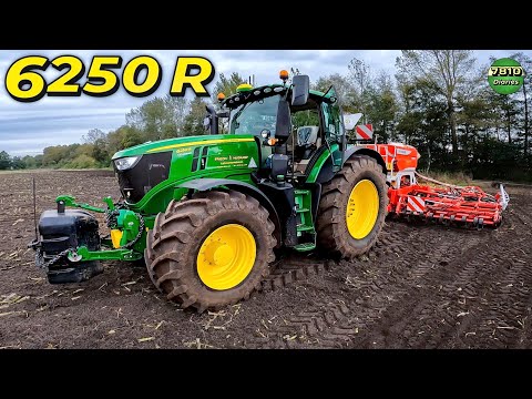 Let‘s Drive John Deere 6250 R🔥 | Ultimate Edition & ISOBUS Deepdive | Bauer Struck in UHD