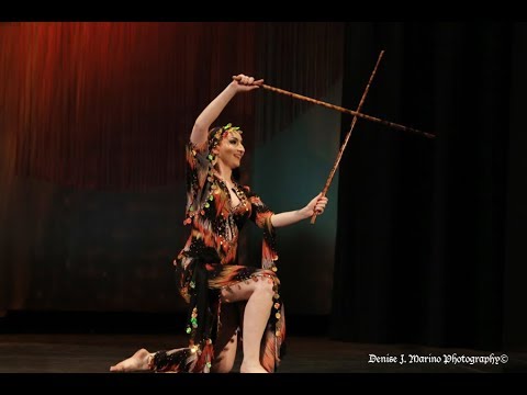 Arielle Performs Saidi Raqs Assaya/ Double Cane at the Middle Eastern Mosaic 2017