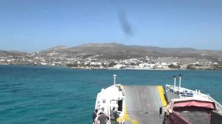 preview picture of video 'Ferry trip from Antiparos to Paros'
