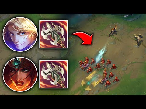 WE RAN DOUBLE RAVENOUS HYDRA AND OUR SPELLS DID AOE DAMAGE - League of Legends