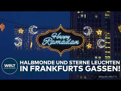 Video Thumbnail: LICHTER ZUM RAMADAN: Frankfurt will Solidarität zeigen – Kritiker sehen falsches Signal