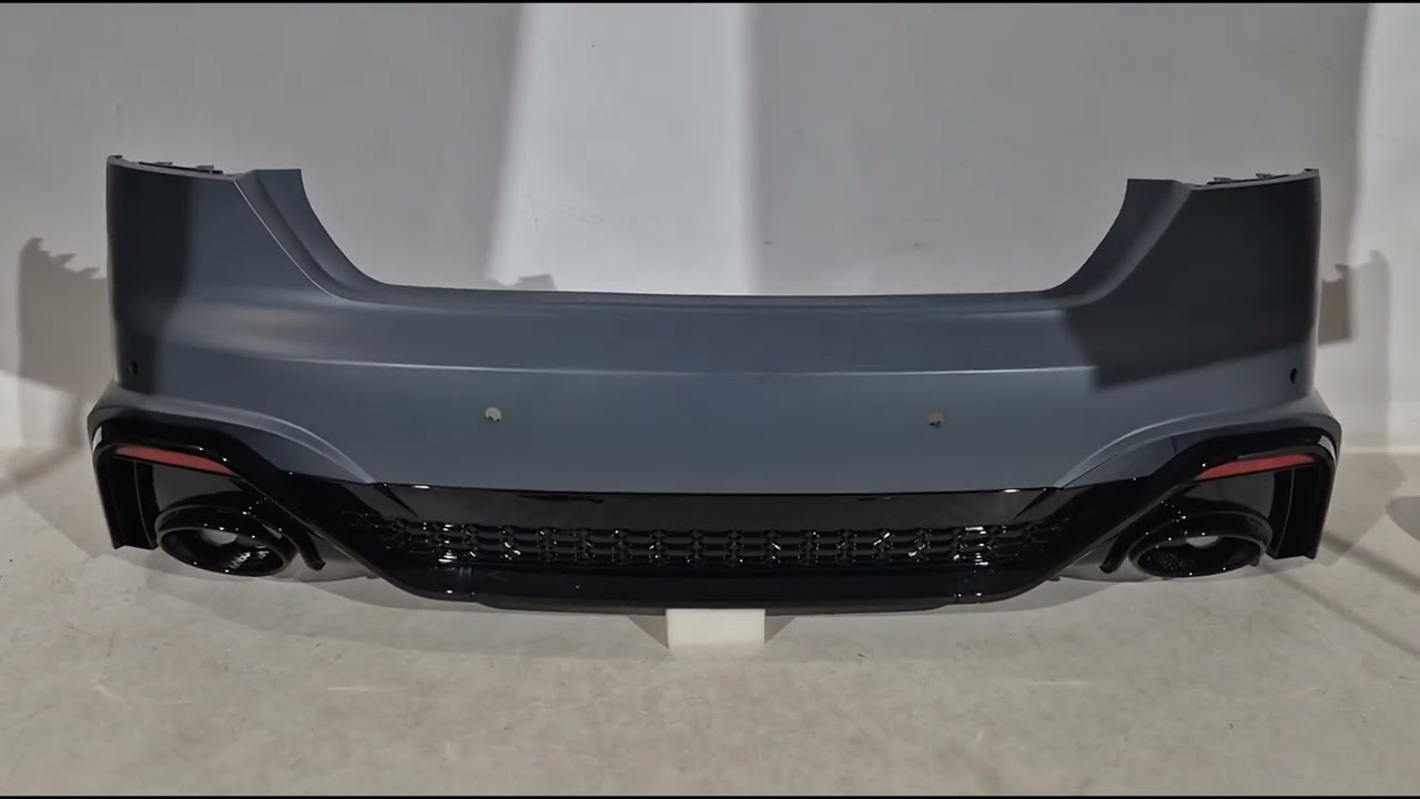 Audi A5 2016-2025 Rear bumper assembly RS-Style (2020-2025) Video 1