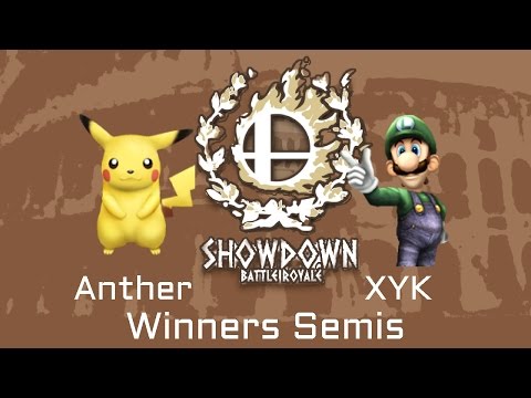 Showdown Project M Singles Winners Semis - Anther (Pikachu) vs. XYK (Luigi)