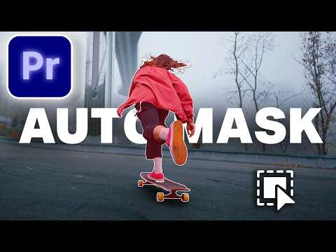 How To Use NEW Automatic Object Masking Tool in Adobe Premiere Pro!