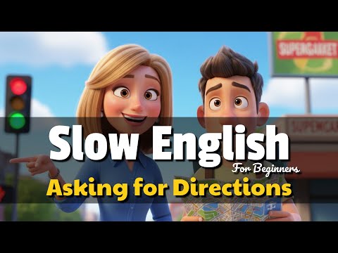 Asking for Directions in English | Easy Conversation Practice for Beginners (A1–A2)