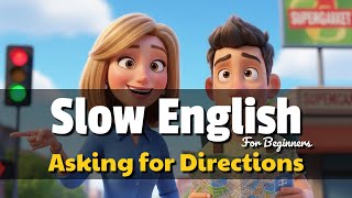 Asking for Directions in English | Easy Conversation Practice for Beginners (A1–A2)