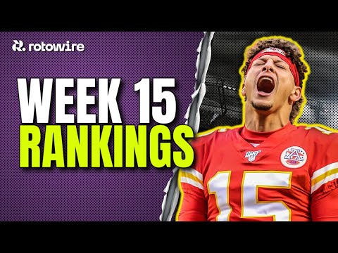 Thumbnail for Week 15 Fantasy Football Rankings (Start/Sits)