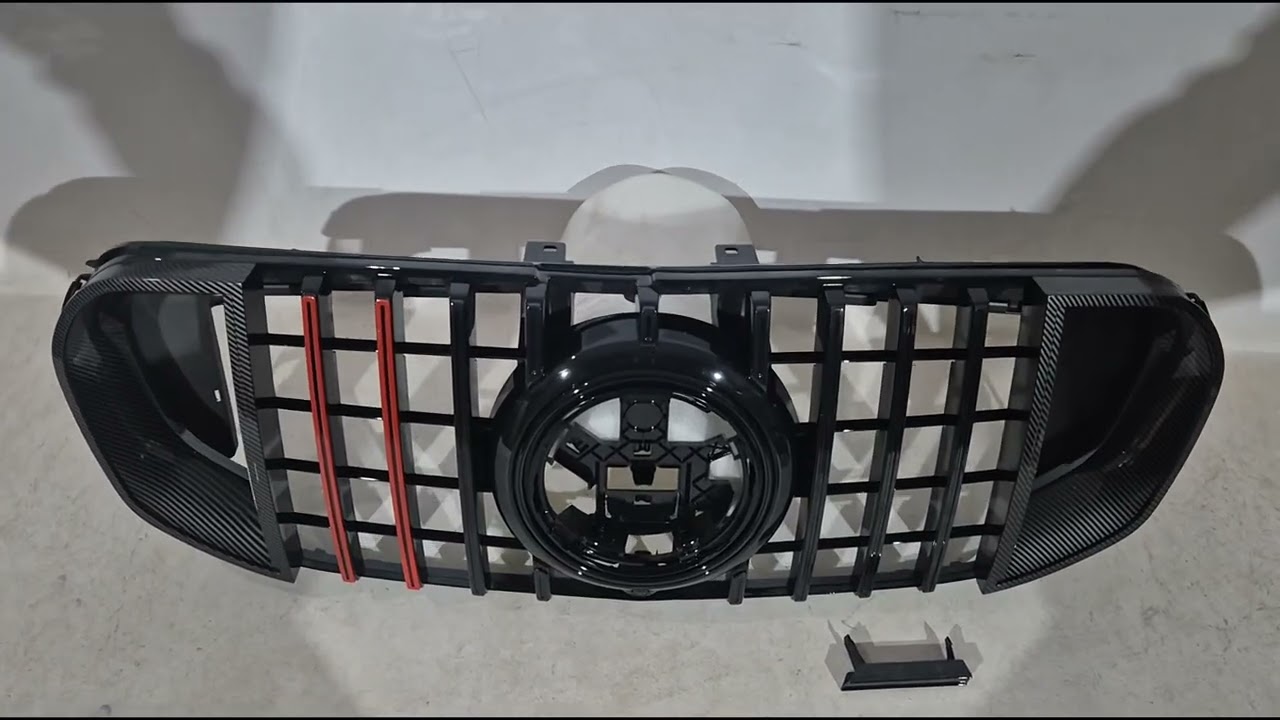Mercedes GLS X167 2019- Front Grille Rocket (2019-2023) Video 1