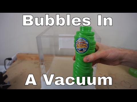 What Happens When You Put Bubble Solution In A Huge Vacuum Chamber?