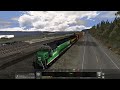 Special Delivery Part 2 Stevens Pass EMD GP38 2 BNSF Ex BN Train Simulator 2022