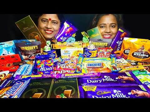 60 CHOCOLATE EATING - DAIRYMILK CRISPELLO, MAGNUM TRUFFLE, MUNCH, DARKCHOCOLATE | FOOD EATING VIDEOS