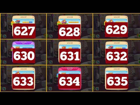 Township Colorful Puzzle Levels 627, 628, 629, 630, 631, 632, 633, 634, 635