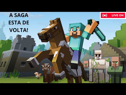 🔥 A SAGA VOLTOU no MINECRAFT! | Novo Começo ÉPICO no Mapa da Lenda!