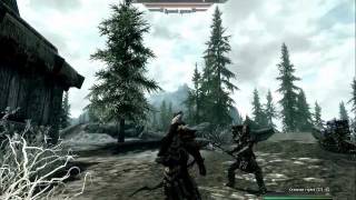 Skyrim: Морфал против древнего дракона