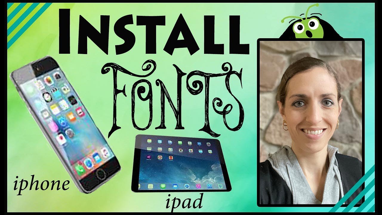 How to Install and Use a Font in Cricut Design Space from your iphone or ipad