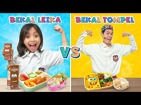 LEIKA VS TOMPEL LUNCH BOX! - FUNNY KIDS DRAMA 🥰