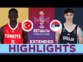 Turkiye Vs Serbia SEMI FINALS EXTENDED HIGHLIGHTS FIBA U17 Basketball World Cup 2026