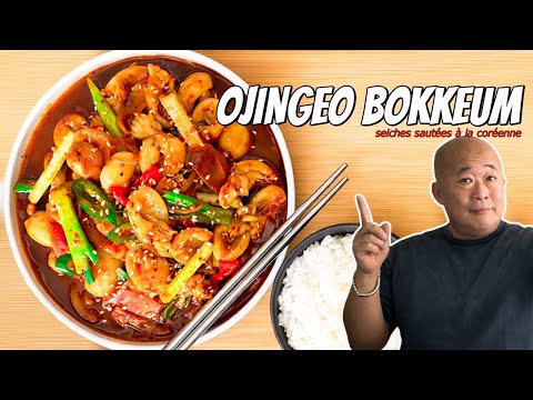 Seiches à la coréenne Ojingeo Bokkeum