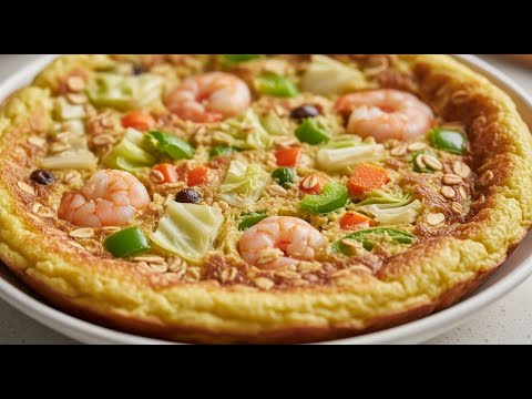 If you have 1 cup of oat and 2 eggs, make this 5 minutes recipe for breakfast, so healthy and cheap