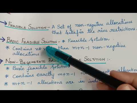 Transportation Problem|| introduction||Operations research||Resource Management techniques