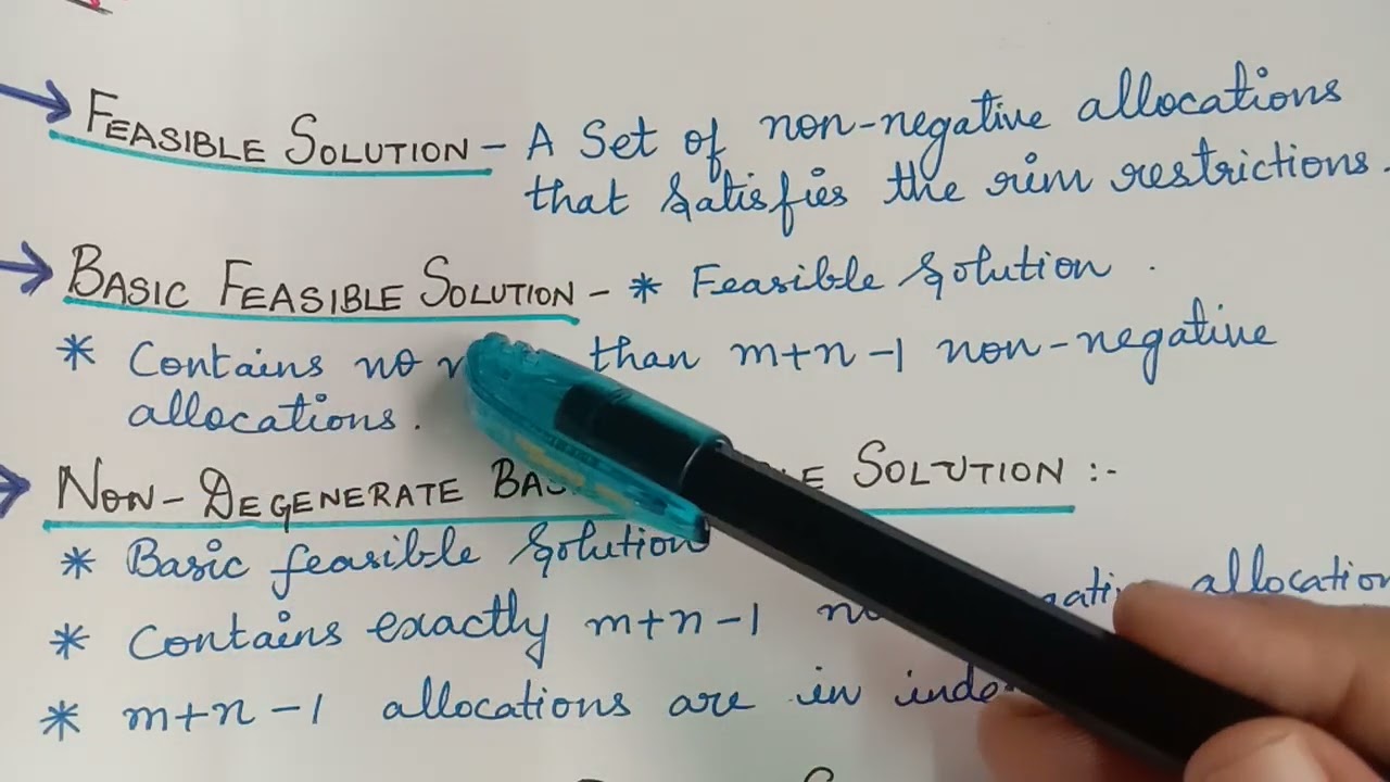 Transportation Problem|| introduction||Operations research||Resource Management techniques