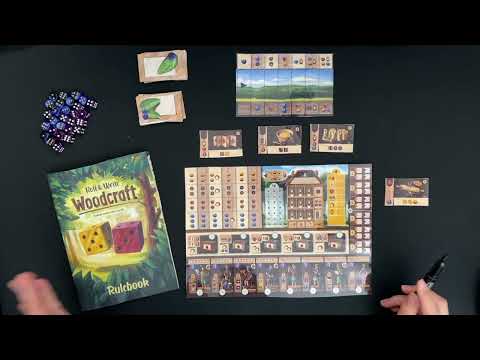Solo playthrough of Woodcraft: Roll and Write