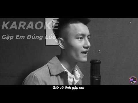 [Karaoke lời việt ] Gặp Em Đúng Lúc  | 刚好遇见你 - Thái Quỳnh Cover  (Beat Chuẩn)