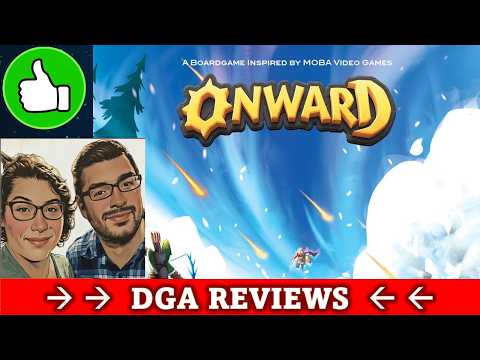 DGA Reviews Board Games: Onward - A Board Game MOBA (Cozy Game Day)