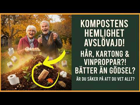Kompostens hemlighet avslöjad! Varför hår, kartong och vinproppar faktiskt är bättre än gödsel.
