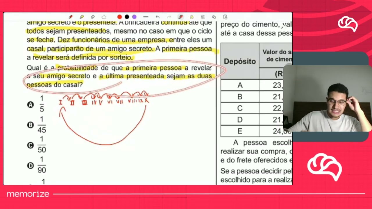 Resolução em Vídeo — Questão 157 ENEM 2020