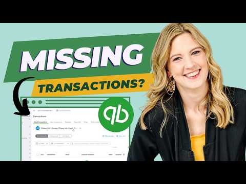 How to add missing transactions (from your bank or credit card) to QuickBooks Online