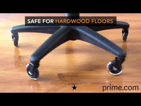 Chair casters for hardwood floors - computer chair wheels
