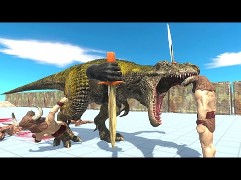 PSYCHO T-REX DEATH RUN - Animal Revolt Battle Simulator