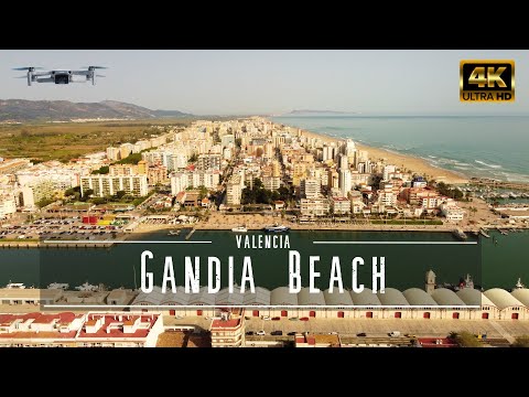 GANDIA PLAYA (Valencia) - A VISTA DE DRONE - 4K - DJI MINI 2