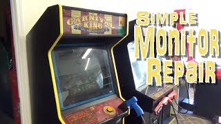 Big Time Focus Problems On A Wells Gardner K7500 Arcade Monitor - CARNIVAL KING Repair