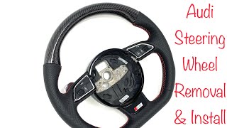 Audi A6 S6 4G C7 Steering Wheel Removal and Installation Help