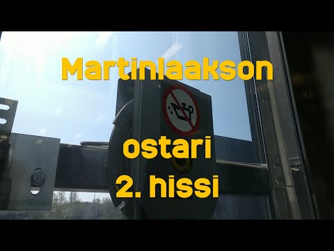 Hissivideo: Martinlaakson ostari, Vantaa, 2. hissi - 2011 KONE MonoSpace (lasihissi)