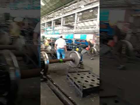 Railway workshop in hard work 🚂🚂#railway #worker #workshop