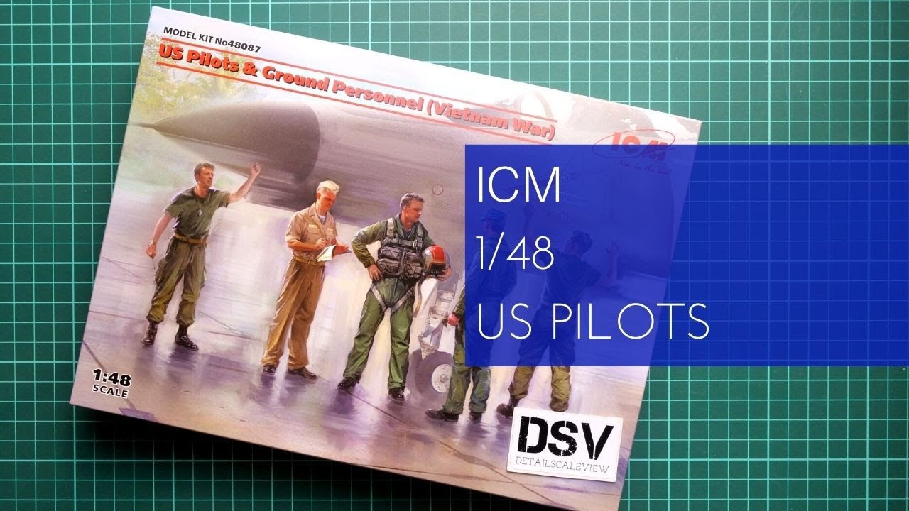 ICM 1/48 US Pilots and Ground Personnel (48087) Review