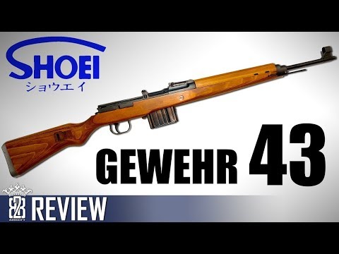 SHOEI Gewehr 43 Airsoft Blowback GBB Review German English Subtitle