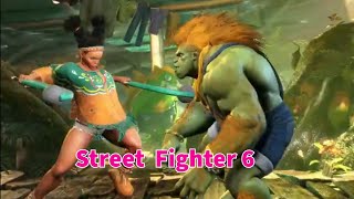 Lily vs Blanka  ! Street Fighter 6 gameplay ! Lily's cakey and bunny moves ! SF 6 ! Capcom Games !