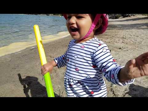 Suhani is having fun at Lake Edith Beach