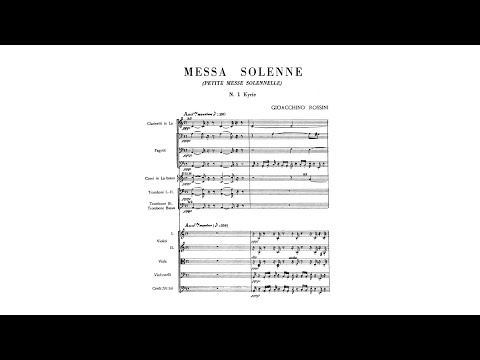 Gioachino Rossini – Petite messe solennelle (orchestral version)