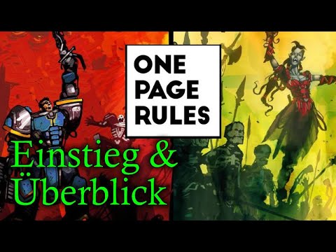 OnePageRules - Einstieg und Überblick in die kostenlosen Alternativregelwerke