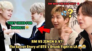 RM KONTRA JIMIN & V?! Nieopowiedziana historia pijackiej bójki BTS w LA 😱😭